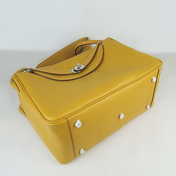 High Quality Replica Hermes Lindy 26CM Shoulder Bag Yellow